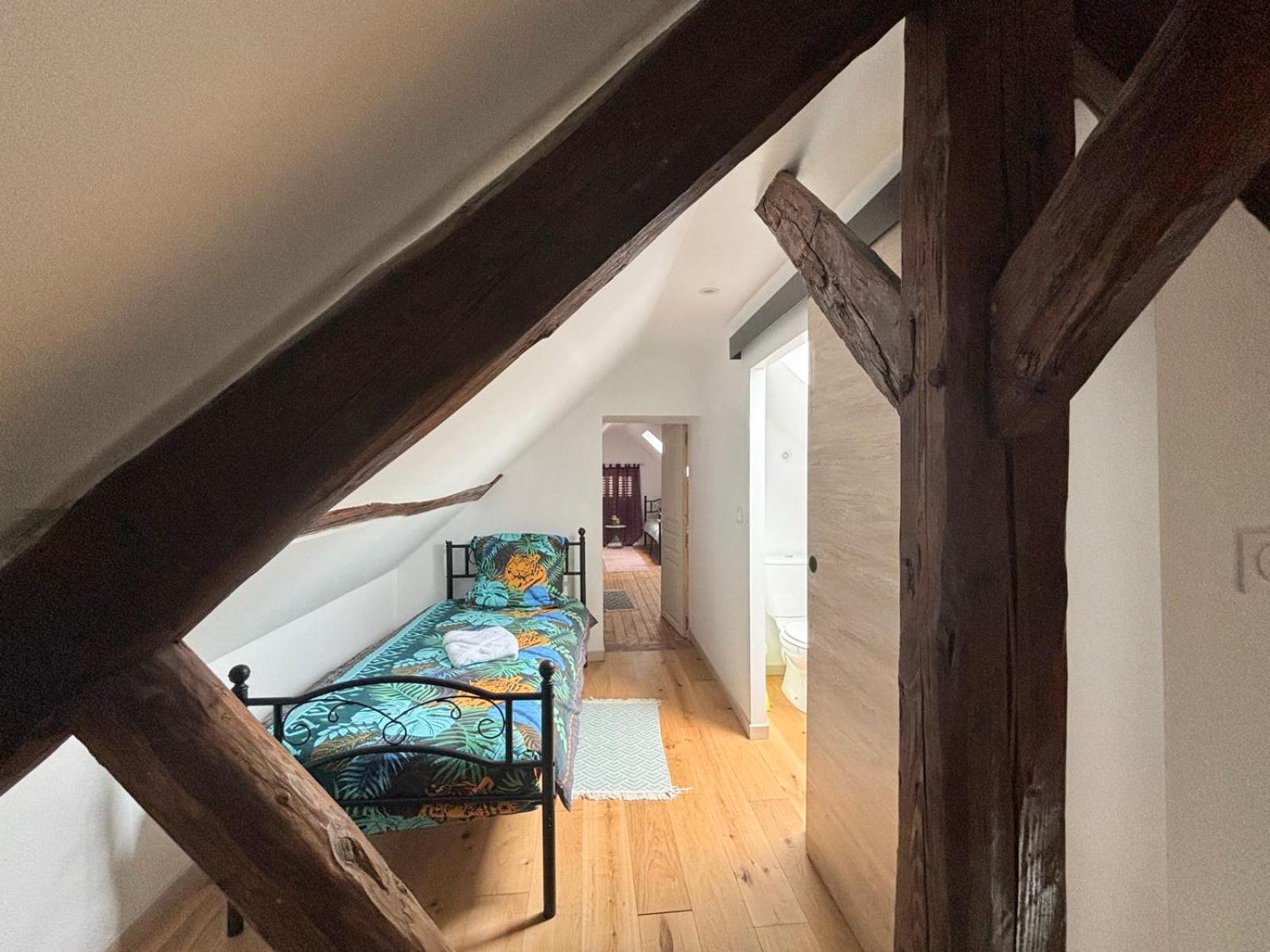 Maison A La Campagne Pour 7 Pers, Wifi Et Parking Aube  Bagian luar foto